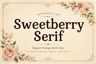 Designing with the Sweetberry Serif Font